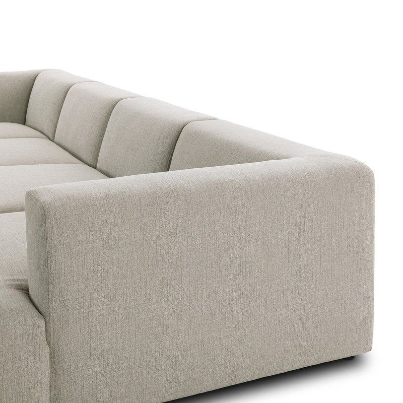 Lawndale 5-Piece Chaise Sectional - Napa Sandstone
