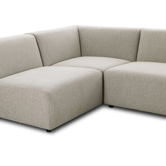 Lawndale 5-Piece Chaise Sectional - Napa Sandstone