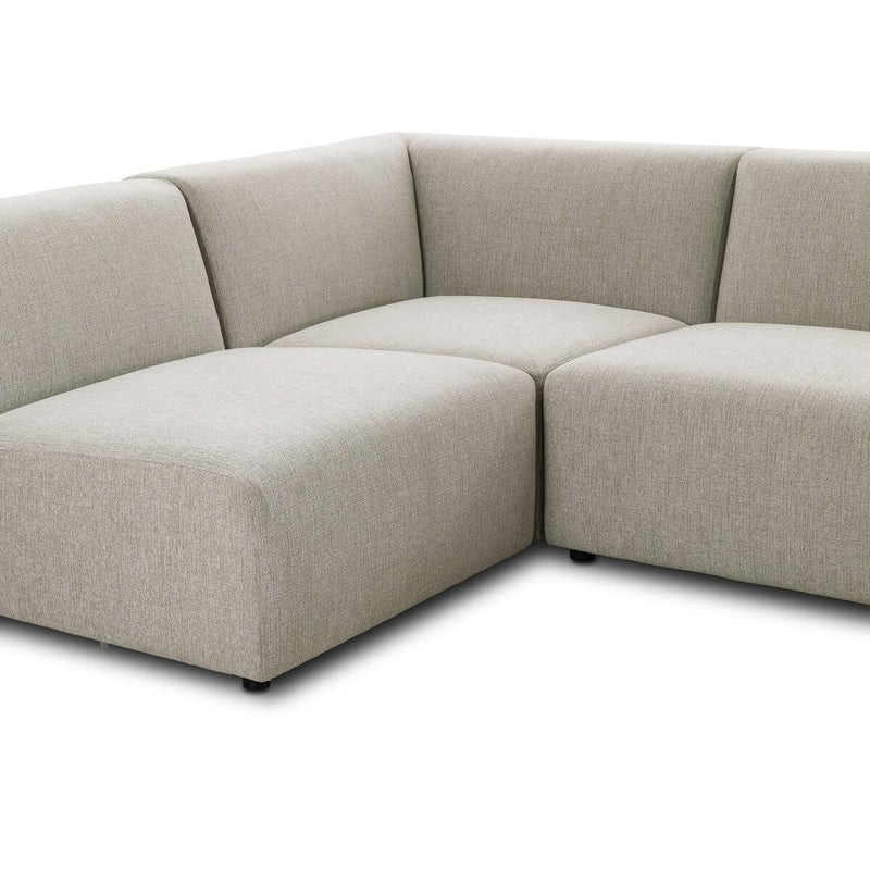 Lawndale 5-Piece Chaise Sectional - Napa Sandstone