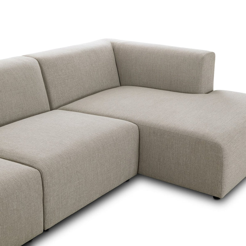 Lawndale 5-Piece Chaise Sectional - Napa Sandstone