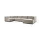 Lawndale 5-Piece Chaise Sectional - Napa Sandstone