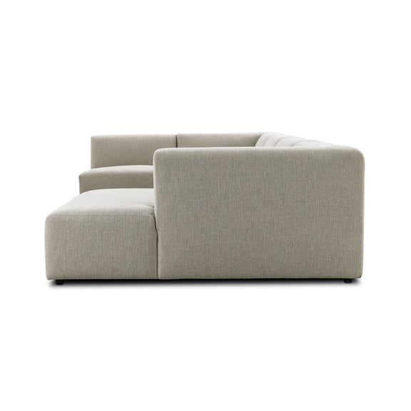 Lawndale 5-Piece Chaise Sectional - Napa Sandstone