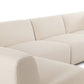 Lawndale 5-Piece Chaise Sectional - Fayette Cloud