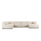 Lawndale 5-Piece Chaise Sectional - Fayette Cloud
