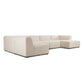 Lawndale 5-Piece Chaise Sectional - Fayette Cloud