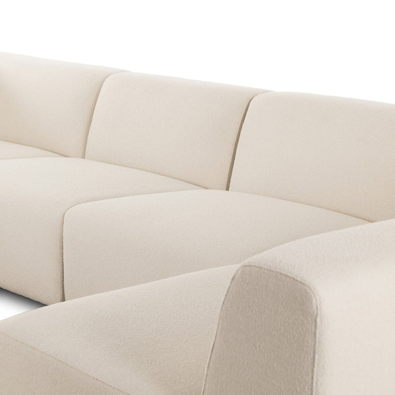 Lawndale 5-Piece Chaise Sectional - Fayette Cloud