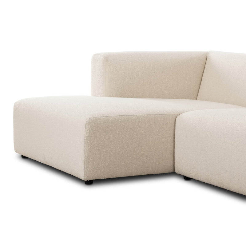 Lawndale 5-Piece Chaise Sectional - Fayette Cloud