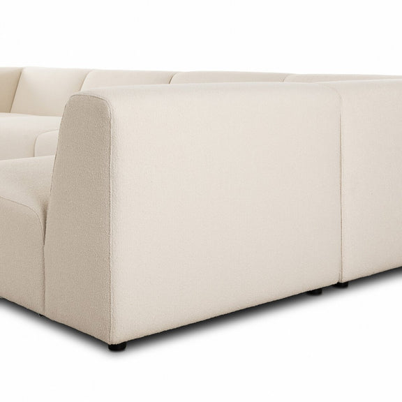 Lawndale 5-Piece Chaise Sectional - Fayette Cloud