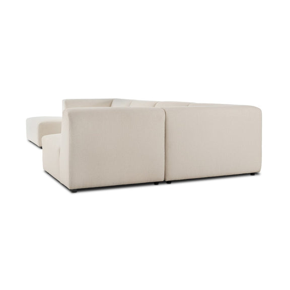 Lawndale 5-Piece Chaise Sectional - Fayette Cloud