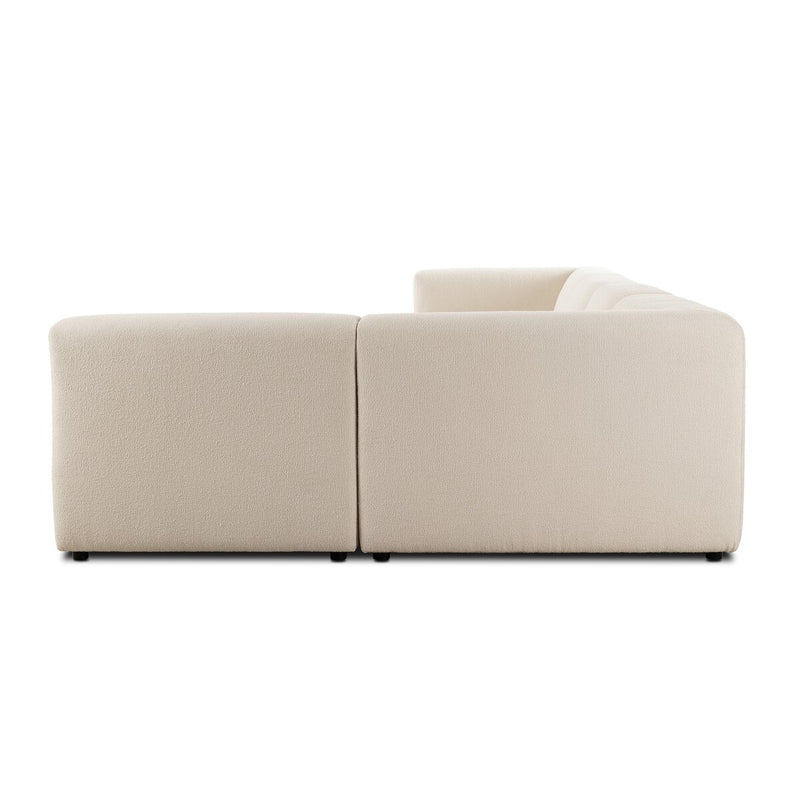 Lawndale 5-Piece Chaise Sectional - Fayette Cloud