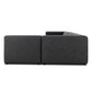 Lawndale 5-Piece Chaise Sectional - Saxon Charcoal