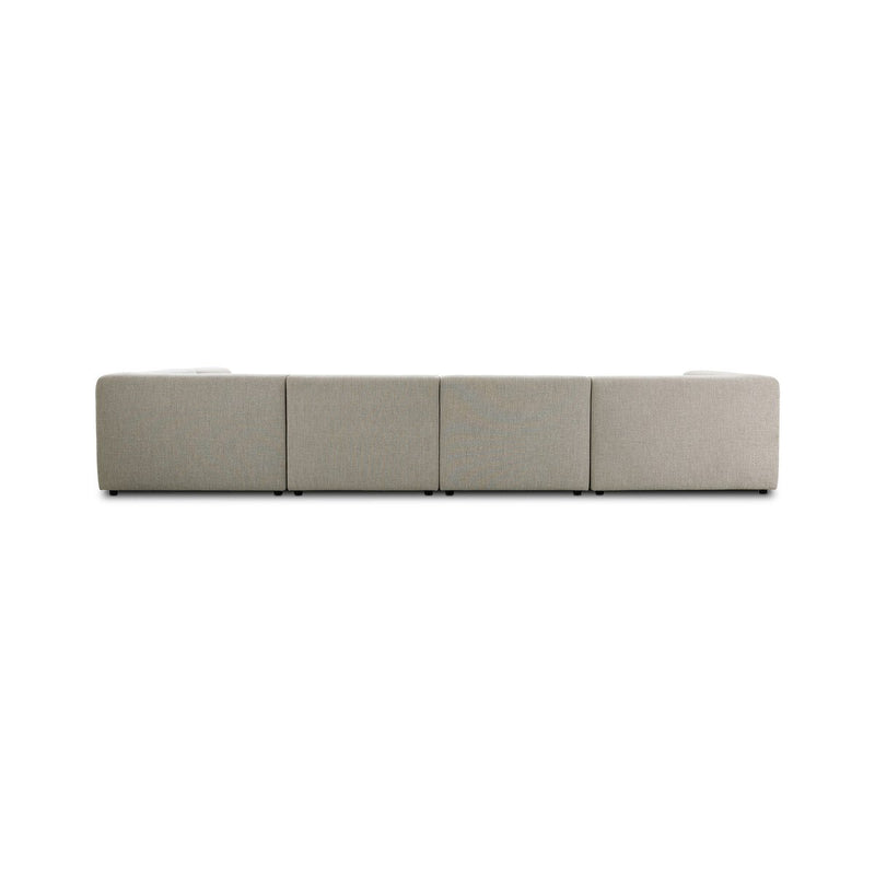Lawndale 5-Piece Chaise Sectional - Napa Sandstone