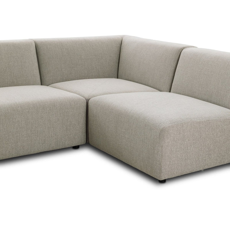 Lawndale 5-Piece Chaise Sectional - Napa Sandstone