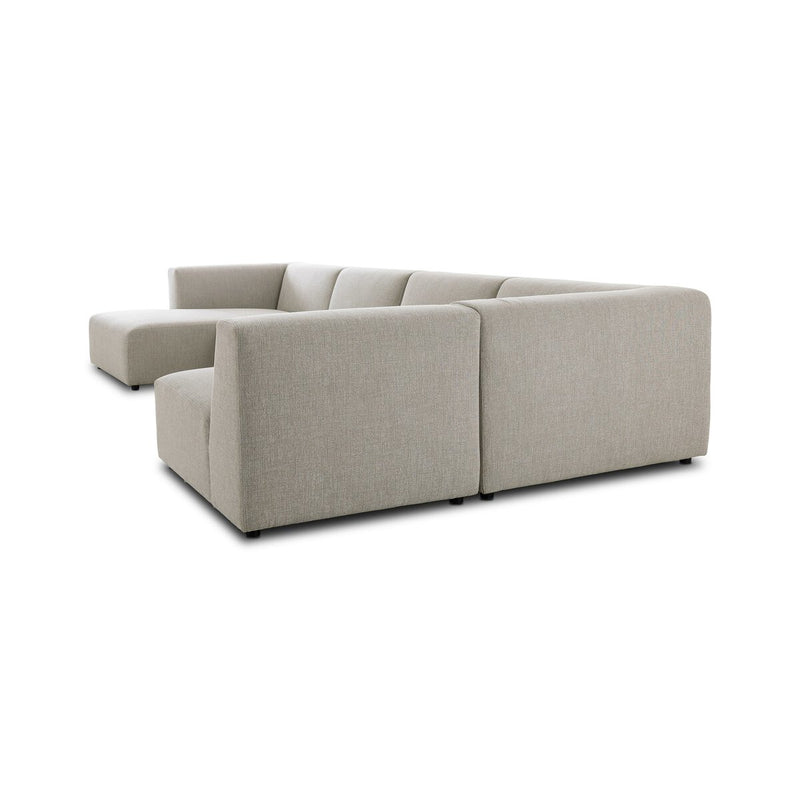 Lawndale 5-Piece Chaise Sectional - Napa Sandstone