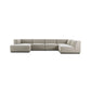 Lawndale 5-Piece Chaise Sectional - Napa Sandstone