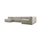 Lawndale 5-Piece Chaise Sectional - Napa Sandstone