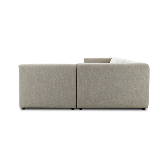 Lawndale 5-Piece Chaise Sectional - Napa Sandstone