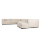 Lawndale 6-Piece Sectional - Fayette Cloud