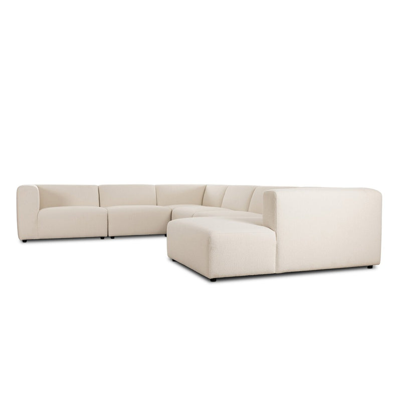 Lawndale 6-Piece Sectional - Fayette Cloud
