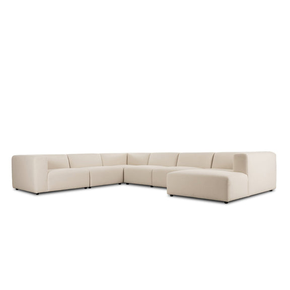 Lawndale 6-Piece Sectional - Fayette Cloud