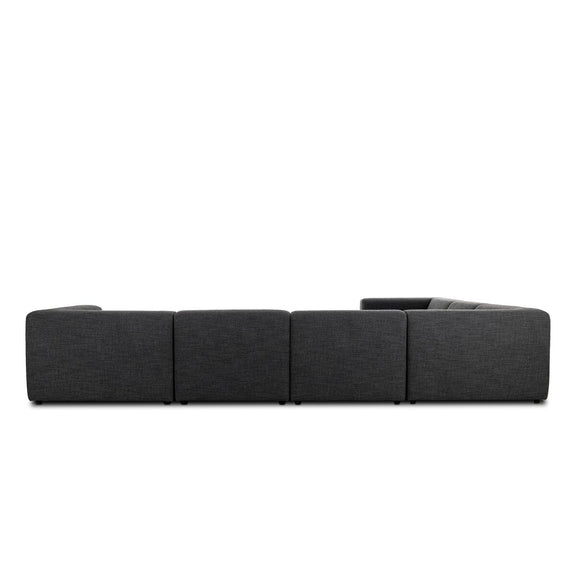Lawndale 6-Piece Sectional - Saxon Charcoal
