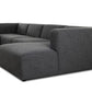 Lawndale 6-Piece Sectional - Saxon Charcoal