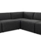 Lawndale 6-Piece Sectional - Saxon Charcoal