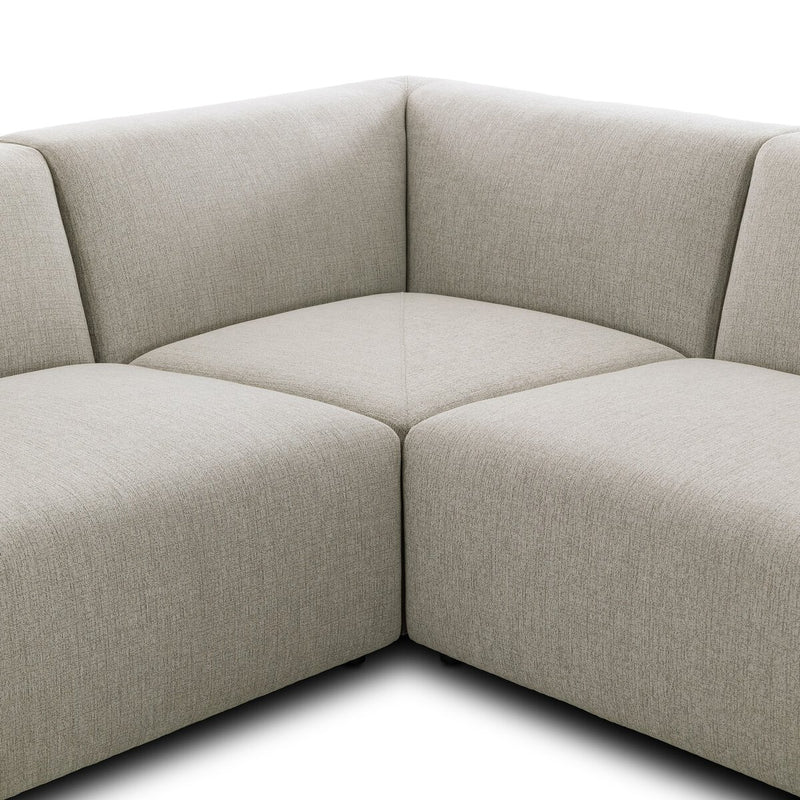 Lawndale 6-Piece Sectional - Napa Sandstone