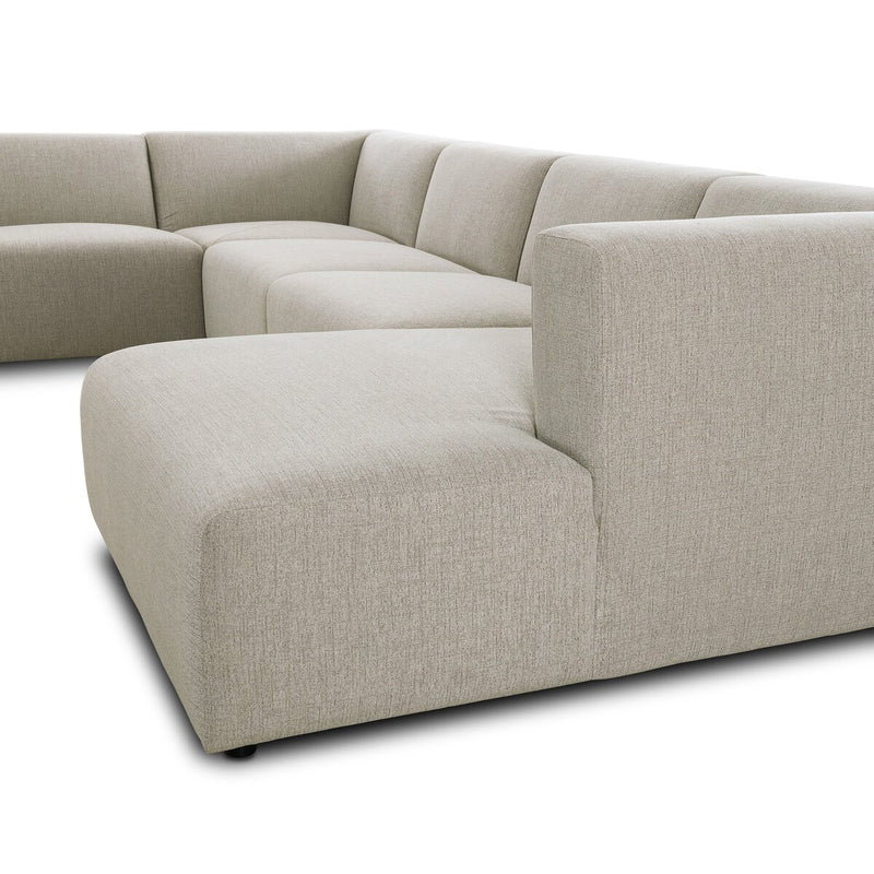 Lawndale 6-Piece Sectional - Napa Sandstone
