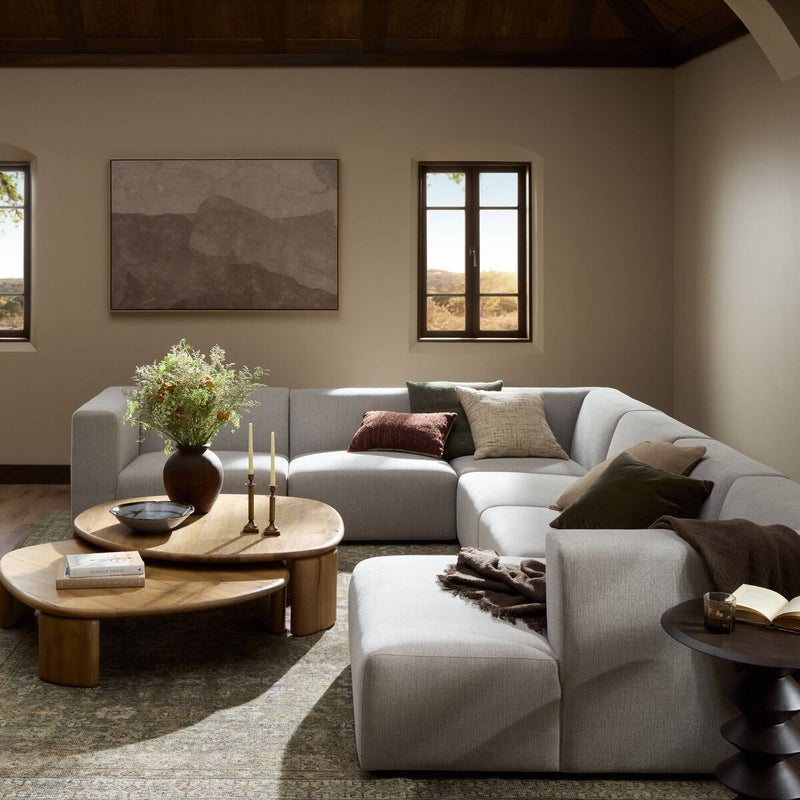 Lawndale 6-Piece Sectional - Napa Sandstone