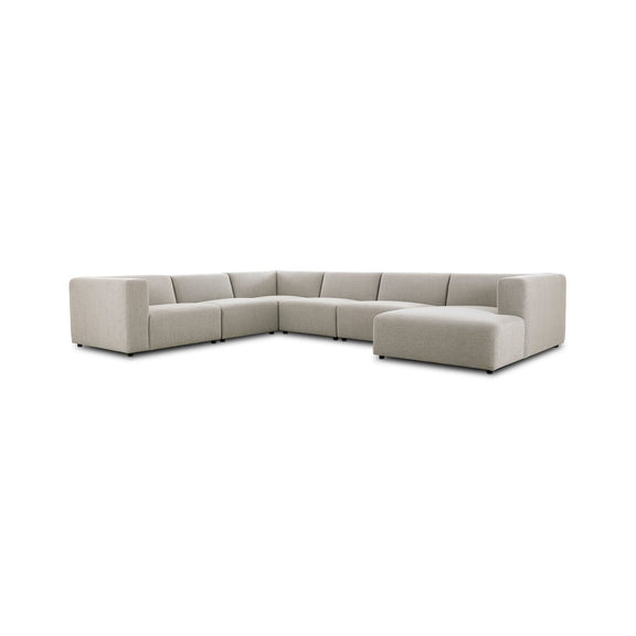 Lawndale 6-Piece Sectional - Napa Sandstone
