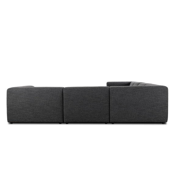 Lawndale 6-Piece Sectional - Saxon Charcoal