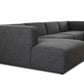 Lawndale 6-Piece Sectional - Saxon Charcoal