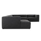 Lawndale 6-Piece Sectional - Saxon Charcoal