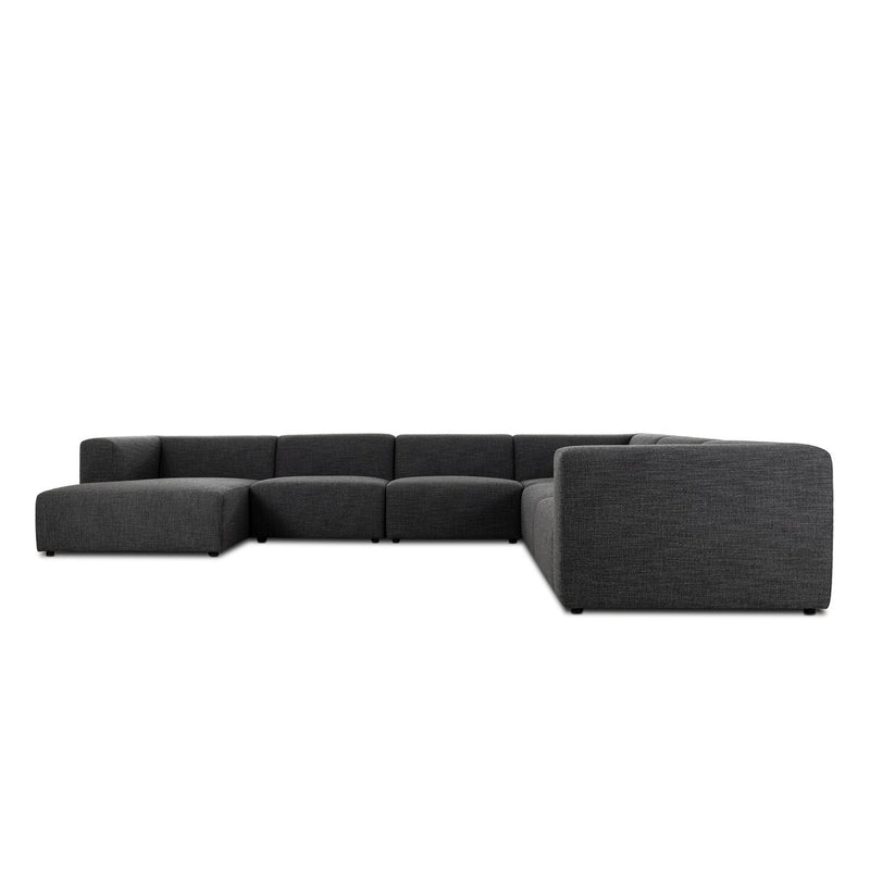 Lawndale 6-Piece Sectional - Saxon Charcoal