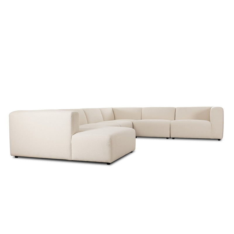 Lawndale 6-Piece Sectional - Fayette Cloud