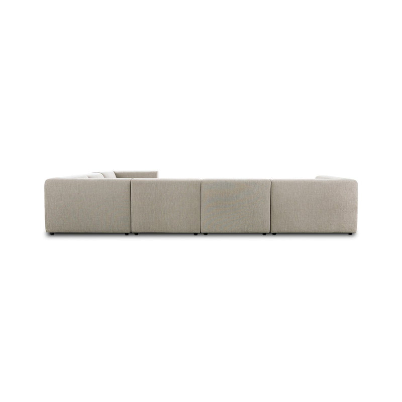 Lawndale 6-Piece Sectional - Napa Sandstone