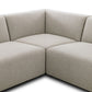Lawndale 6-Piece Sectional - Napa Sandstone