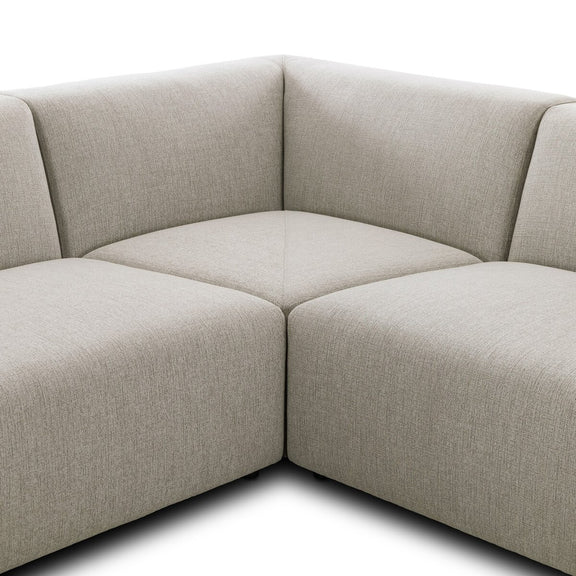 Lawndale 6-Piece Sectional - Napa Sandstone