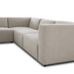 Lawndale 6-Piece Sectional - Napa Sandstone