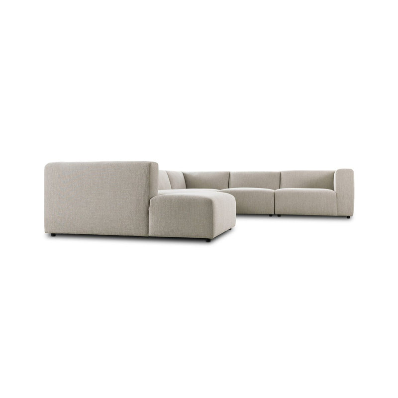 Lawndale 6-Piece Sectional - Napa Sandstone