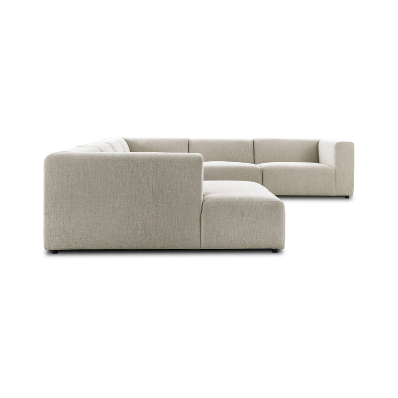 Lawndale 6-Piece Sectional - Napa Sandstone