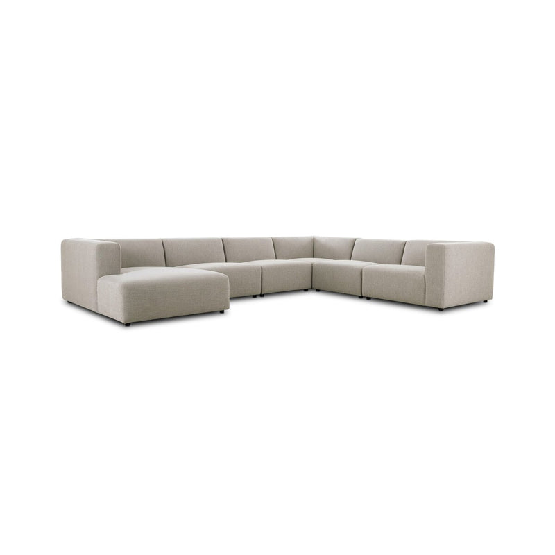 Lawndale 6-Piece Sectional - Napa Sandstone