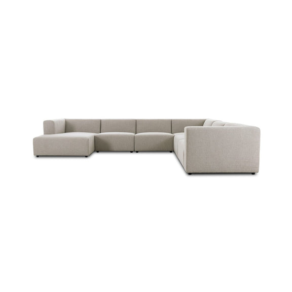 Lawndale 6-Piece Sectional - Napa Sandstone