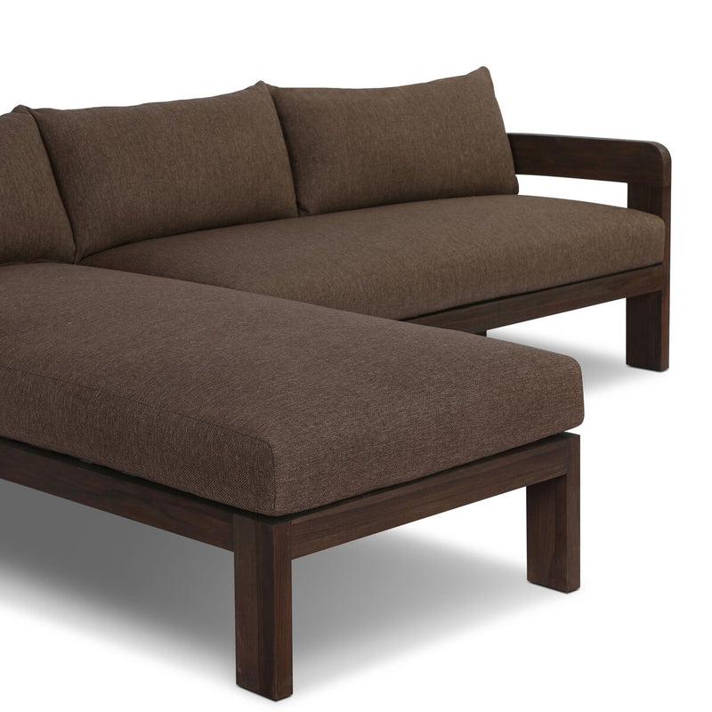 Jackson Outdoor 2-Piece Sectional - Ellor Brown