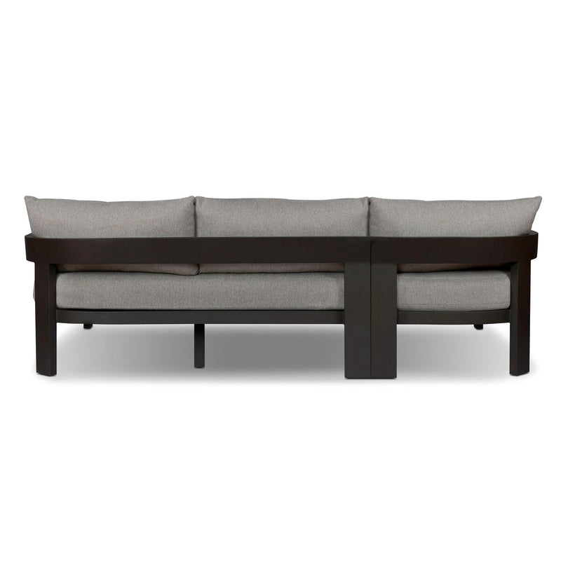Jackson Outdoor Metal 2-Piece Sectional - Concha Fog