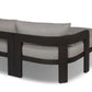 Jackson Outdoor Metal 2-Piece Sectional - Concha Fog