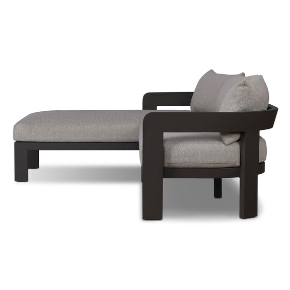 Jackson Outdoor Metal 2-Piece Sectional - Concha Fog