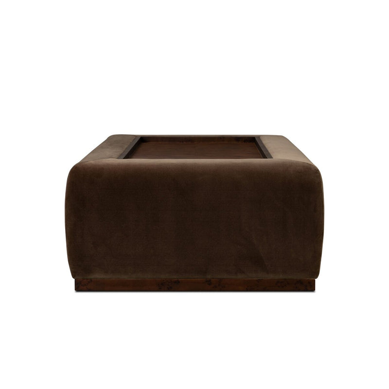 Truvy Cocktail Ottoman - Surrey Mink