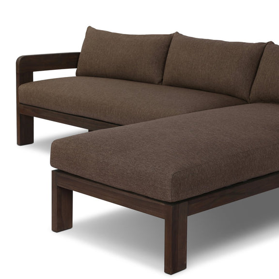 Jackson Outdoor 2-Piece Sectional - Ellor Brown